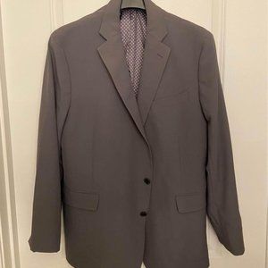 Charcoal Size 50 Stafford Performance Travel Mens Stretch Classic Fit Sport Coat